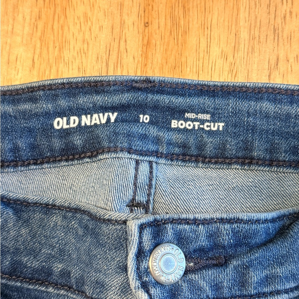 Old Navy Blue Flare Women's Jeans - Picture 2 of 3